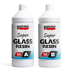 Rrëshirë e pastër Super Glass Pentart 1:1 - 1000 ml