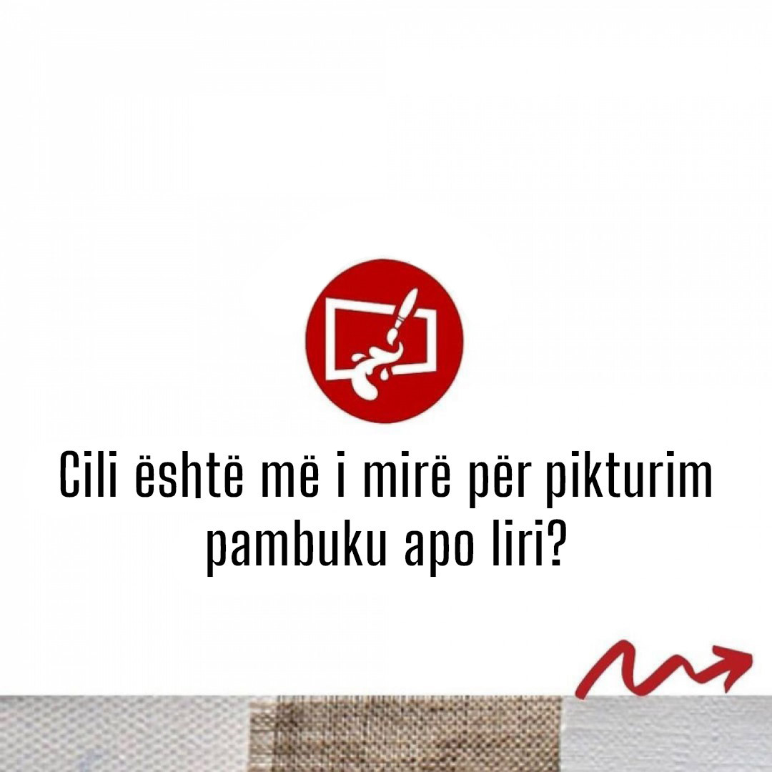 Cili është më i mirë për pikturim pambuku apo liri?