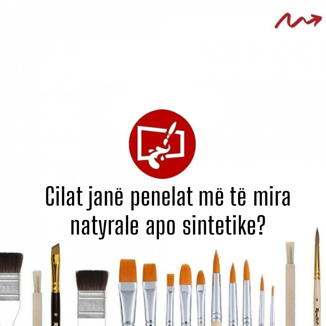 Cilat janë penelat më të mira natyrale apo sintetike?