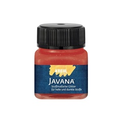 Bojë tekstile Javana Glitter 20ml | Nuanca të ndryshme