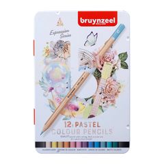 Lapsa me ngjyra BRUYNZEEL ngjyra pastel 12 copë