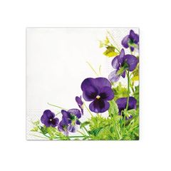 Peceta dekupazhi - PANSIES FRAME - 1pc