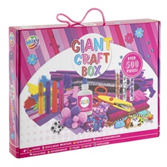 Set kreativ Giant Craft Box 500 copë Rozë